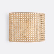 Wandlamp in gevlochten rotan, Dolkie