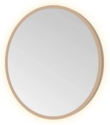 Hotbath &More Round spiegel 40cm geborsteld koper PVD