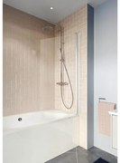 Crosswater Clear 6 badwand 80x150cm met 6mm veiligheidsglas zilver aluminium CABSSC0800