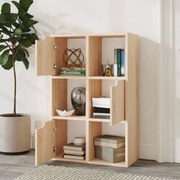 vidaXL Boekenkast 60x27,5x88 cm spaanplaat sonoma eiken