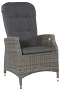 Lesli Living  Dining Tuinstoel - SoHo Comfort Coal - Wicker - Lesli Living