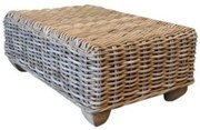 Toronto lounge tuintafel 60x90 cm naturel rotan