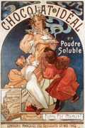 Kunstreproductie Chocolate Ideal, Alfons Mucha