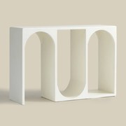 Beton Cire Sidetable Met Bogen - 110 X 35cm.