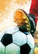 Ilustratie Football 1 sport art, Justyna Jaszke