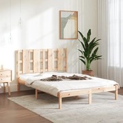 vidaXL Bedframe massief hout 135x190 cm 4FT6 Double