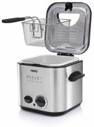 Princess Mini-friteuse en fonduepan 840 W 1,2 L zilverkleurig 182611