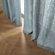 Gordijn in gewassen linnen met oogjes, Private