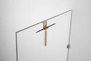 Saniclear Brass badkamer raam wisser 25cm geborsteld messing mat goud