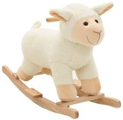 vidaXL Hobbeldier schaap 78x34x58 cm pluche wit