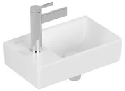 Villeroy & Boch Avento fontein 1 kraangat links zonder overloop 36x22cm ceramic+ Stone wit 43003RRW