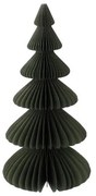 Kerstboom uitvouwbaar, papier, klein, donkergroen, 23 cm