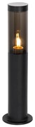 Moderne buitenlamp paal zwart 45 cm IP44 - Rox