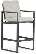 Barstoel Aluminium Grijs-antraciet Lifestyle Garden Furniture Faro