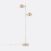 Staande lamp in gekleurd metaal en chroom, Vanyta