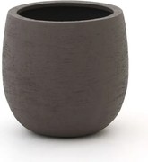 Bloempot Luca Lifestyle Terreno | Taupe Kunststof | ø42cm | Geschikt voor buiten en binnen | Kees Smit Tuinmeubelen
