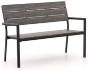 + 15% kassakorting | Parkbank Bellagio | Aluminium/Polywood | 2 personen | Tuinbank Grijs | 128cm | Kees Smit Tuinmeubelen