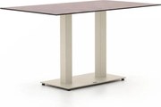 Tuin eettafel Forza | Rechthoekig | Tuintafel Kunststof | 140x80cm | 4 personen | Kees Smit Tuinmeubelen