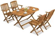 Houten tuinset Laos/Delhi 4 Garden Point