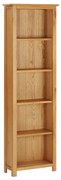 vidaXL Boekenkast 52x22,5x170 cm massief eikenhout