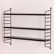 Modulaire Wandrek ↔︎60 Cm Van Staal Emine Zwart - Sklum