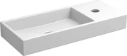 Clou Mini Wash Me Fontein Kraangat Rechts 45x19x7 cm  Wit