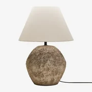 Keramische En Linnen Rollen Bruin – Zand & ↑60 Cm - Sklum