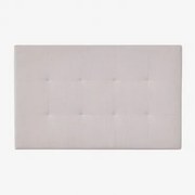 Artur Gestoffeerd Hoofdbord Stof Crème Beige & 135 Cm - Sklum