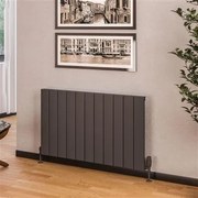 Eastbrook Rosano horizontale aluminium radiator 60x104cm Antraciet 1221 watt