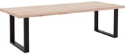 Goossens Eettafel Blade, Strak blad 260 x 100 cm 6 cm dik