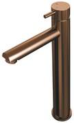 Brauer Copper Edition ColdStart verhoogde wastafelkraan energy-saving model B koper geborsteld PVD