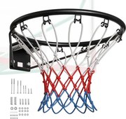 VEVOR Basketbalring Hangende Ring Basketbalring 485 mm, Basketbalringnet 595 x 485 x 120 mm Kwaliteit en Veiligheid Getest Binnen &amp; Buiten, Universele Stabiele Basketbalring Oranje