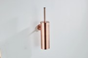 Saniclear Copper toiletborstel met wandhouder geborsteld koper