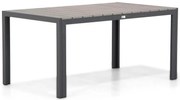 Dining Tuintafel rechthoekig 155 x 92 cm Aluminium/polywood Grijs Young