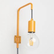 Alli Aluminium Wandlamp Geel – Fresia - Sklum