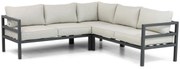 Hoek loungeset 5 personen Aluminium Grijs  Lifestyle Garden Furniture Rodenzo