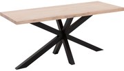 Goossens Eettafel Blade, Strak blad 180 x 90 cm 6 cm dik