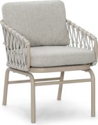 Tuinstoel Rope Zand/Beige Lifestyle Garden Furniture Ventana low loft