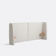 Gewatteerd hoofdbord XL met nachtkastjes , Jolien