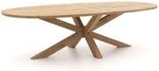 Tuin eettafel ROUGH | Ovaal  | Tuintafel Teakhout | 280x130cm | 8 personen | Kees Smit Tuinmeubelen