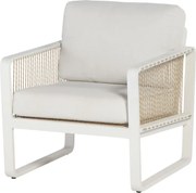 4 Seasons Outdoor | Largo living chair, white      Wit weerbestendig