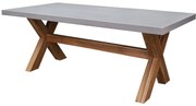 Norwich dining tuintafel betonlook 200x100xH77 cm