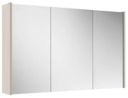 Saniclass Prime Spiegelkast - 100x63x16cm - inclusief zijpanelen - cotton (beige) SW1212817/SW892634