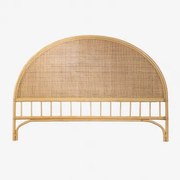 Hoofdbord Voor Bed Van 150 Cm In Rotan Yivisc Bruin Natuurlijk & 150 Cm - Sklum