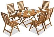 Houten tuinset Laos/Bombaj 6 Garden Point