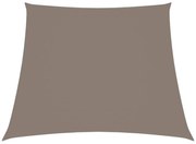 vidaXL Zonnescherm trapezium 3/4x3 m oxford stof taupe