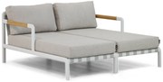 Chaise Loungeset  Aluminium Wit Coco Avellino