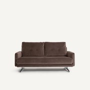 2-zitsbank in linnen fluweel, DELICATO