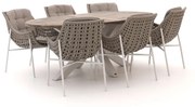 Manifesto Novara /ROUGH-Y 200cm dining tuinset 7-delig