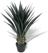 vidaXL Kunst yucca plant met pot 90 cm groen